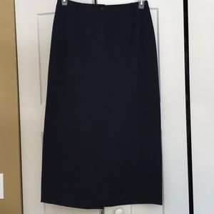 Talbots navy skirt size 10